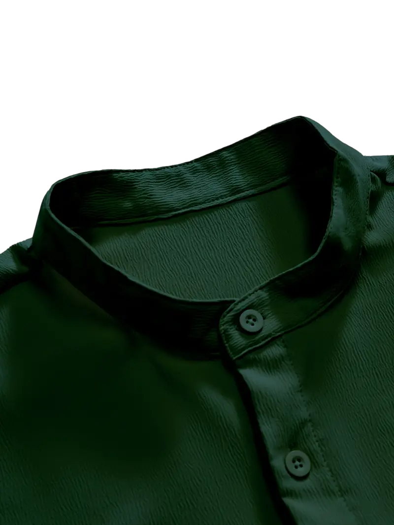 Camisa Crepé Verde